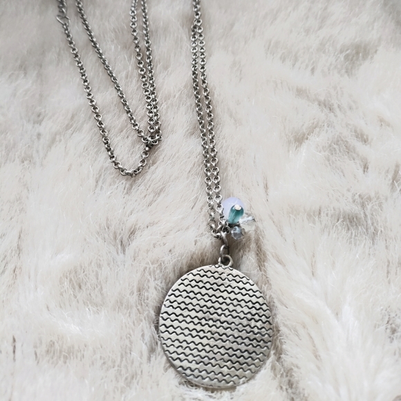 American eagle necklace with beads and pendant